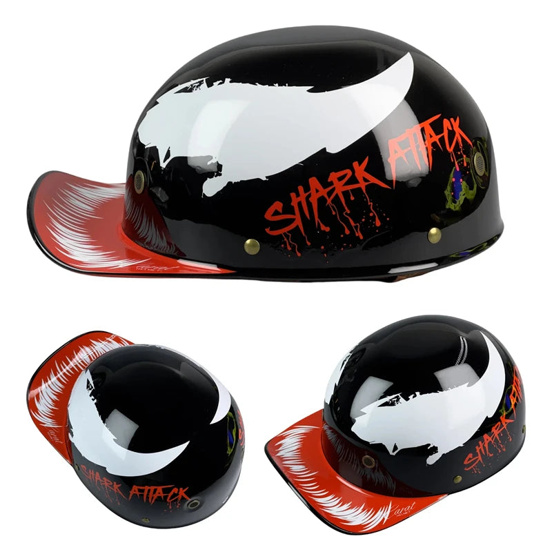 Motorcycle Retro Half Helmet Four Seasons Universal