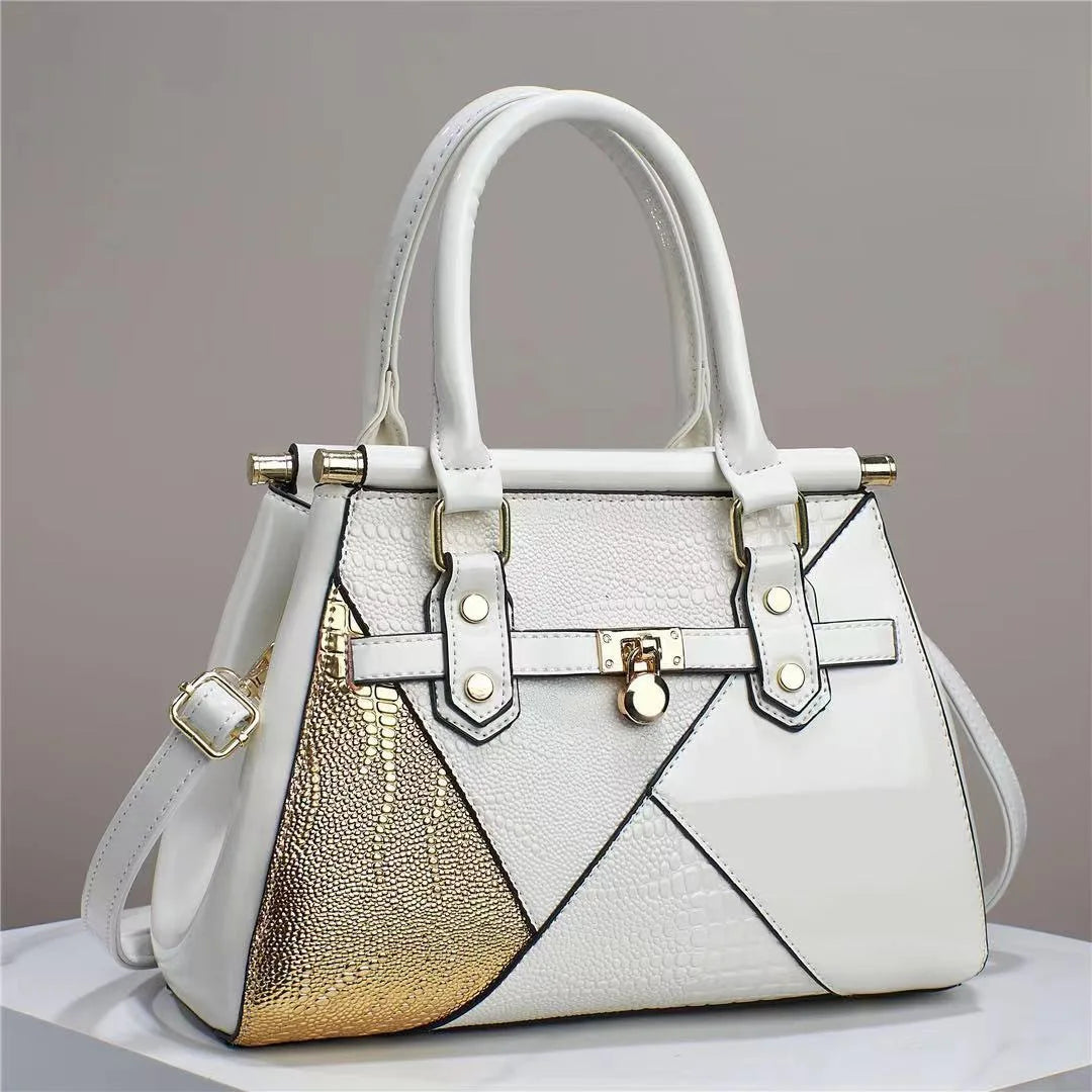 Fashionable Luxury Texture Lizard Pattern Shoulder Bag