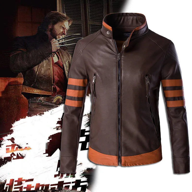 Men's Zipper Wolverine Logan Bomber Jacket