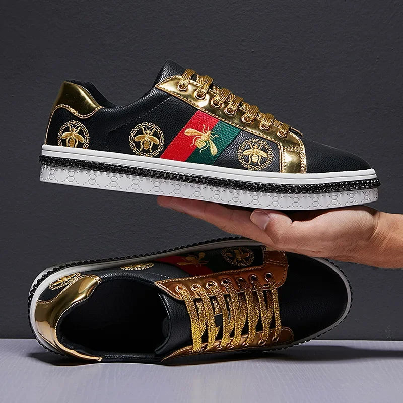 Trendy Embroidered Casual Sneakers