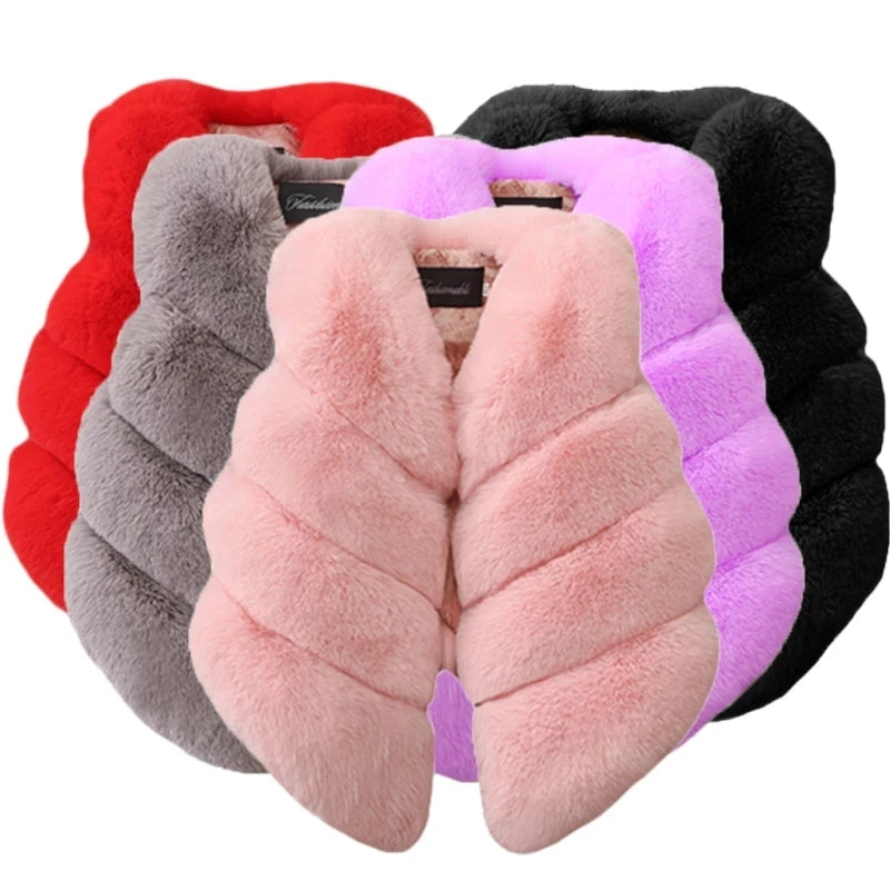 Faux Fur Vest Outerwear