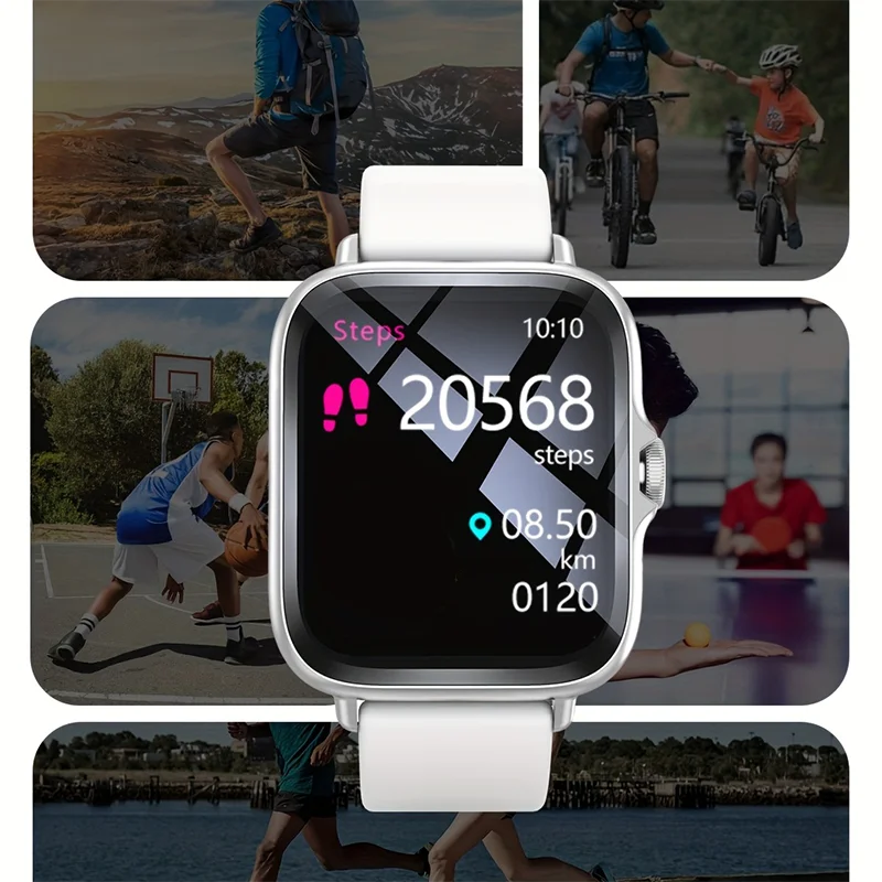 Smart watch compatible with Android and iPhone