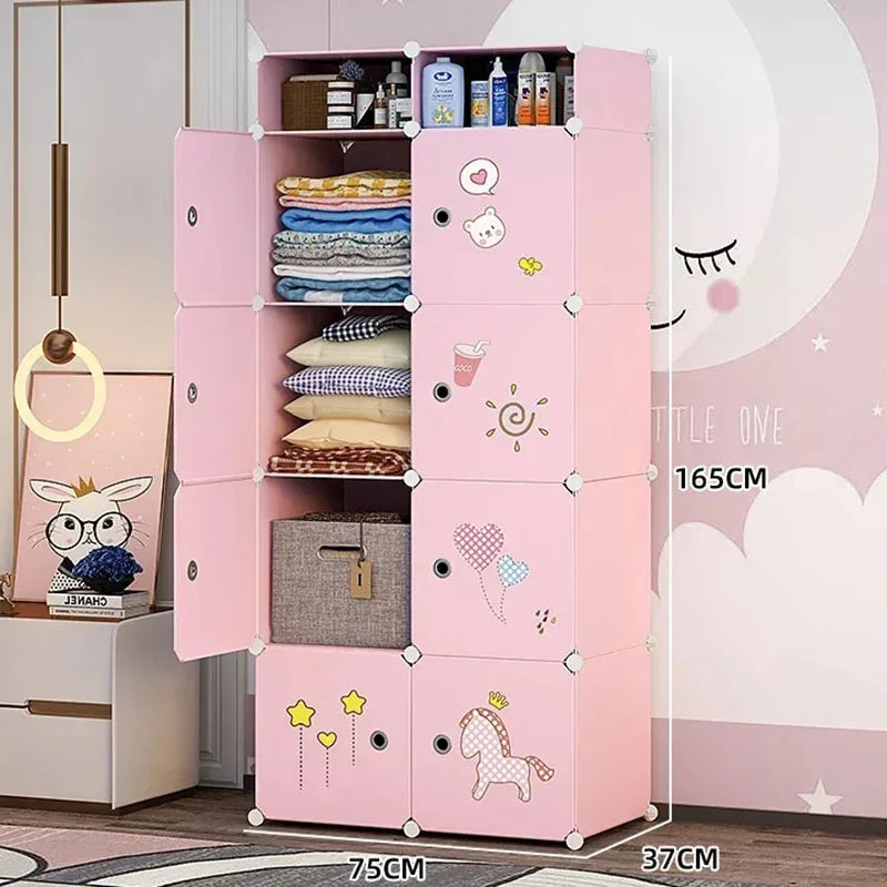 Kids Simple Closet Storage Organizer