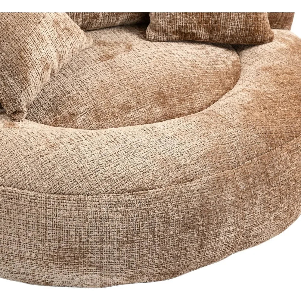 Bean Bag Chair Upholstery Lazy Lounger for Living Room