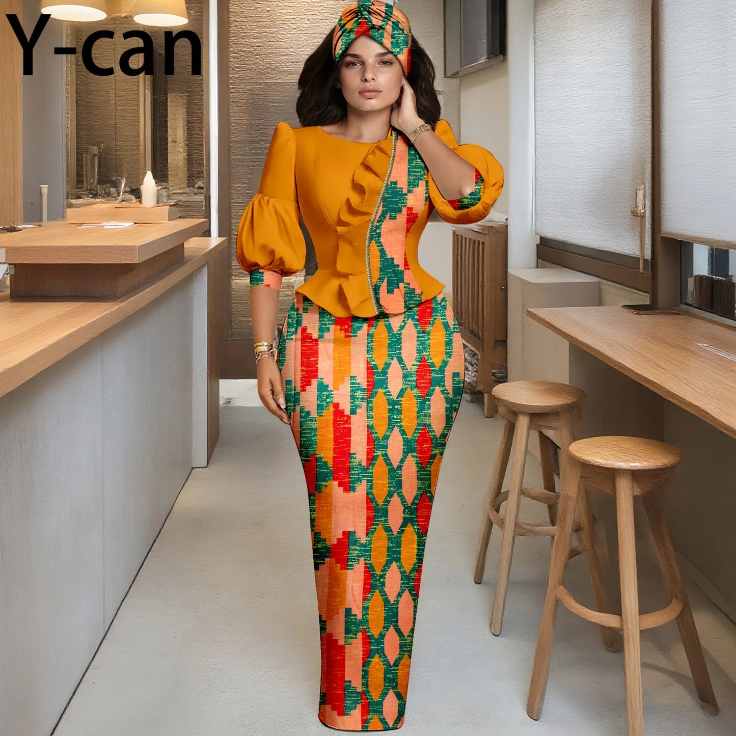 African Women Skirt Set