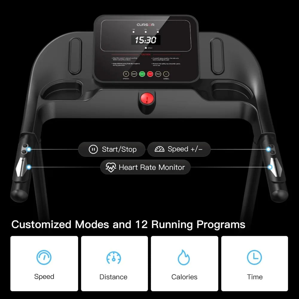 Home Folding Treadmill with Pulse Sensor
