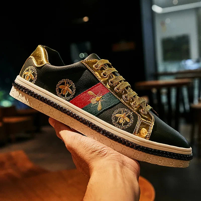 Trendy Embroidered Casual Sneakers