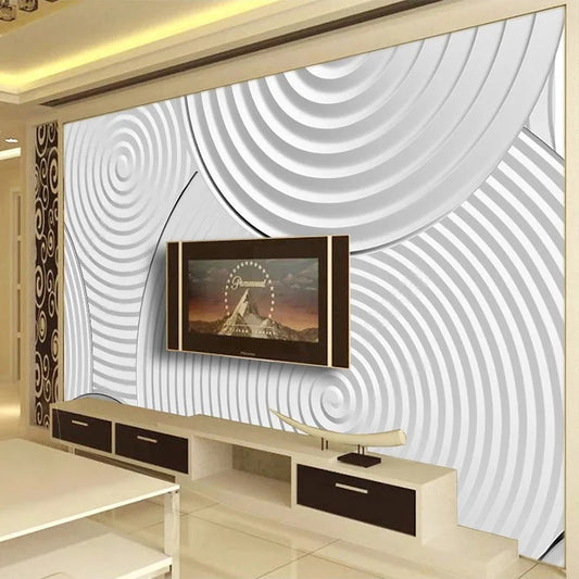 Custom Mural Wallpaper Modern 3D Abstract