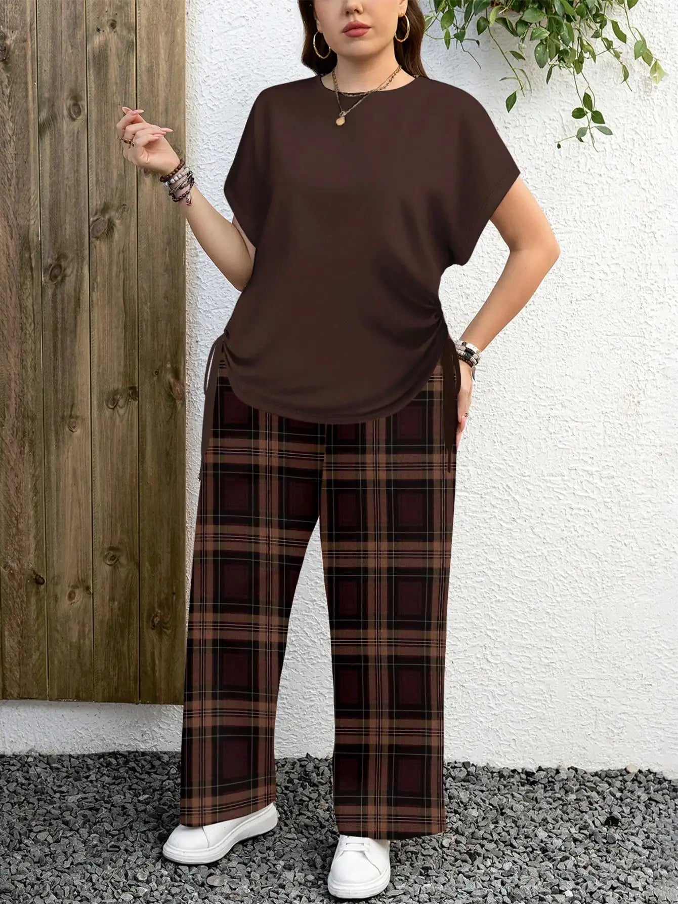 Plus Size Casual 2-Piece Set