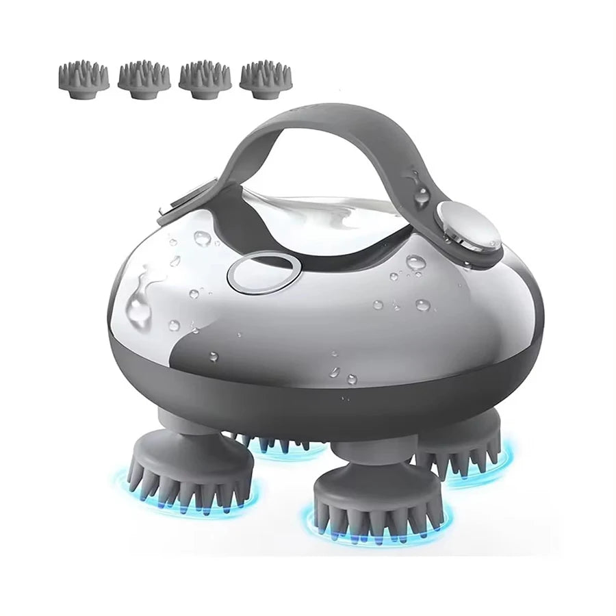 Electric Scalp Massager Hair Growth Rechargeable Stress Relax Waterproof