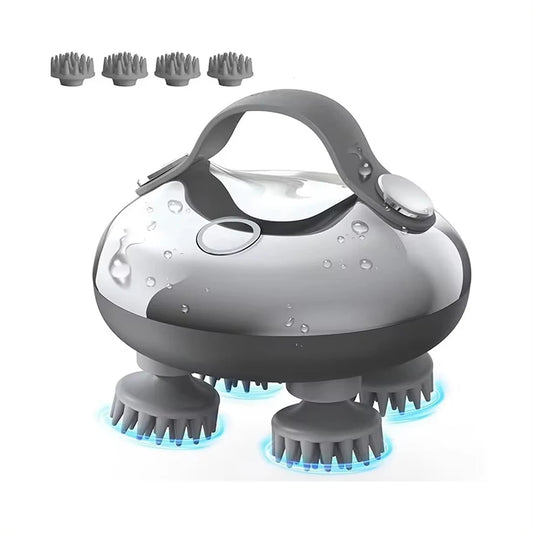 Electric Scalp Massager Hair Growth Rechargeable Stress Relax Waterproof