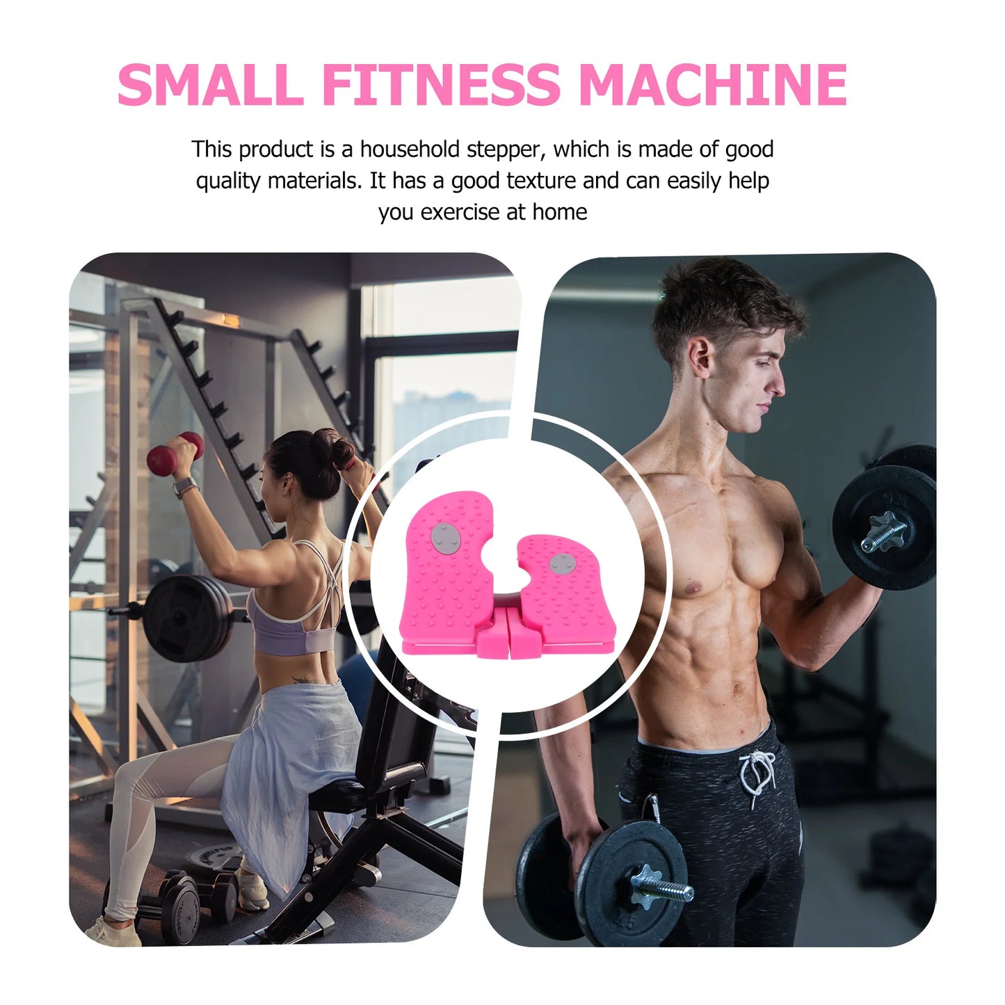 Mini Exercise Machine Pedal Stepper Home Exerciser