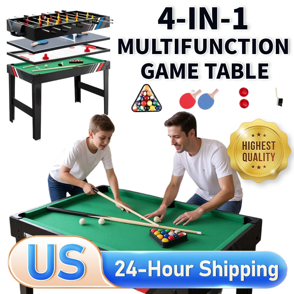 Multifunctional 4 in 1 game table