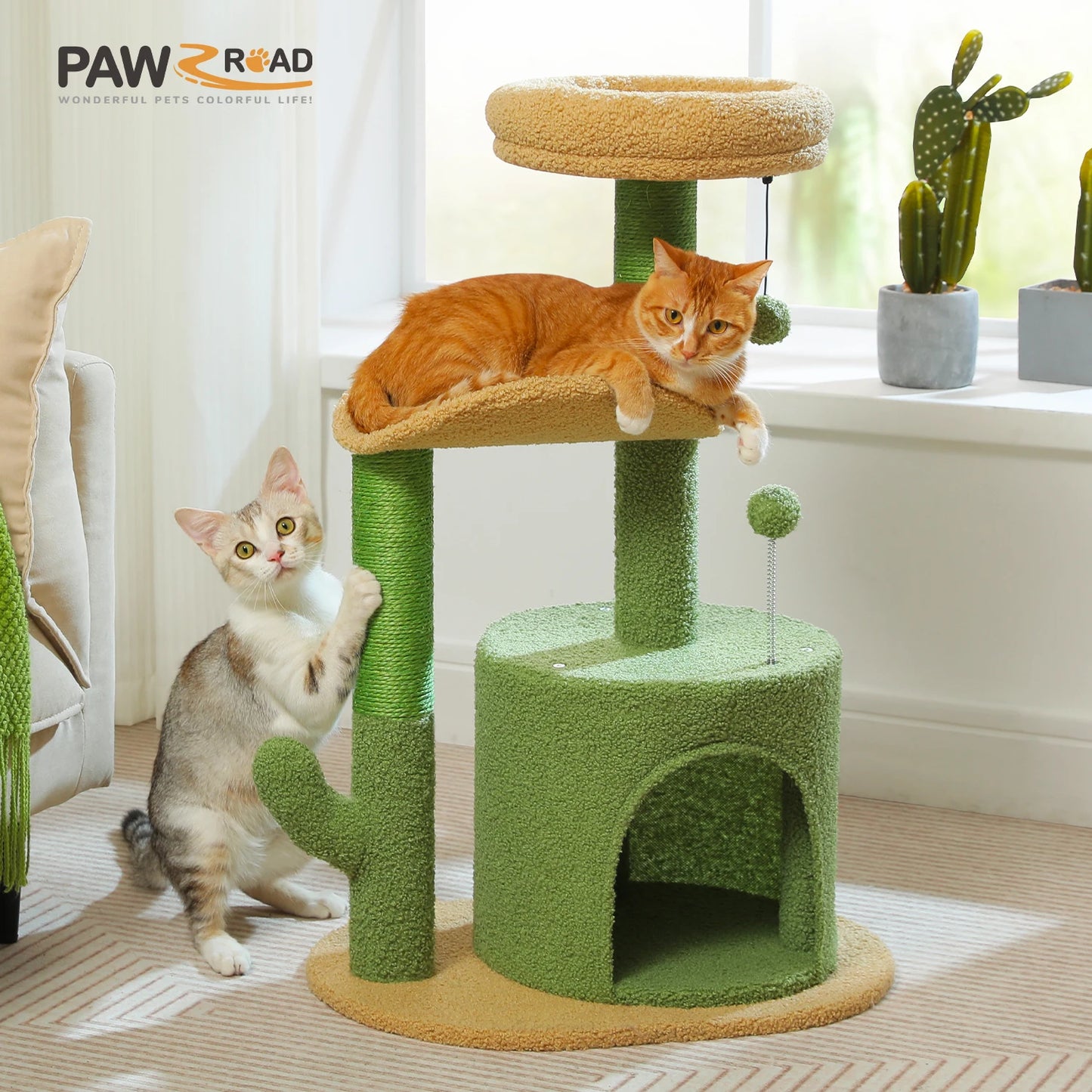 Flower Cat Tree for Indoor Cats
