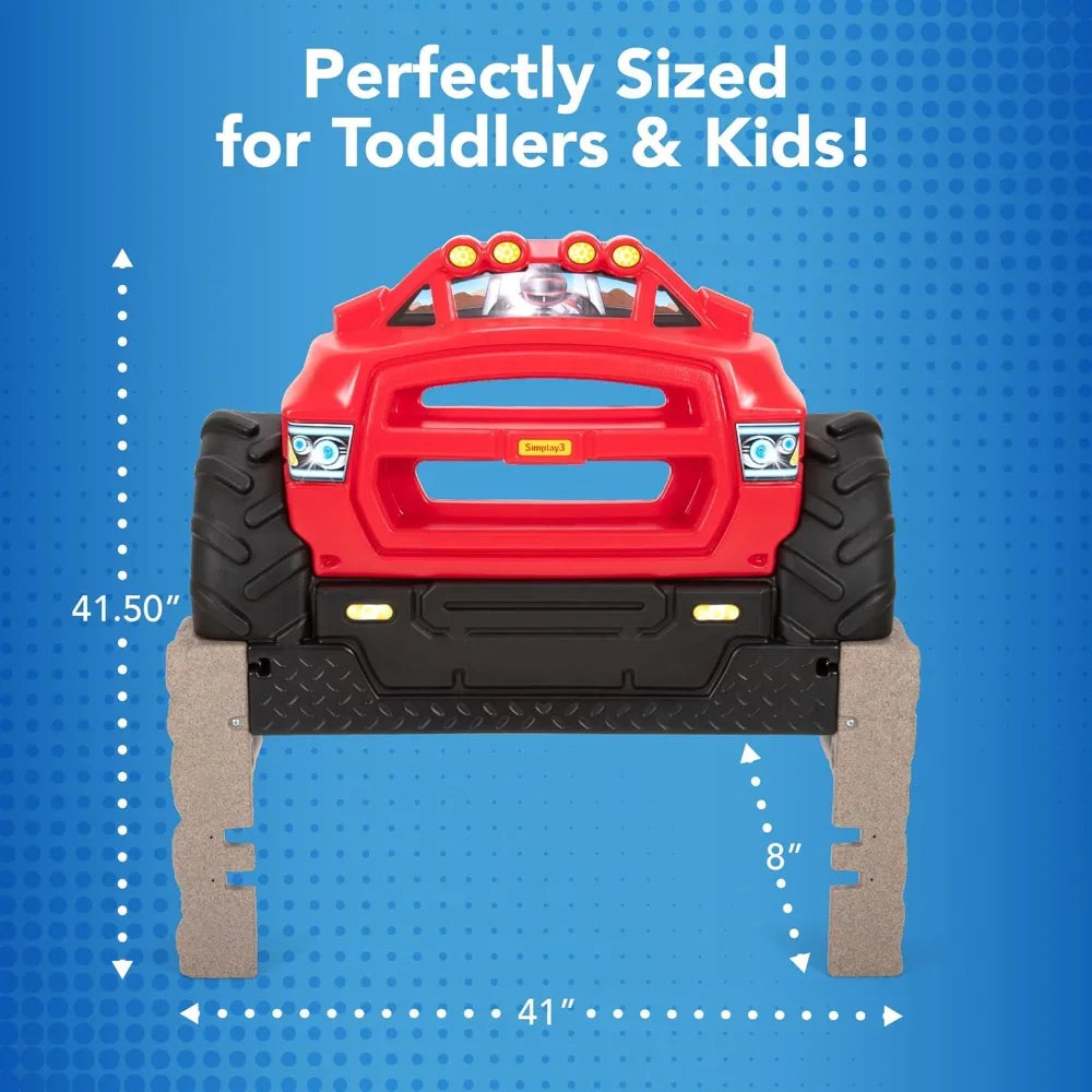 Monster Truck Bed Headboard Twin Size