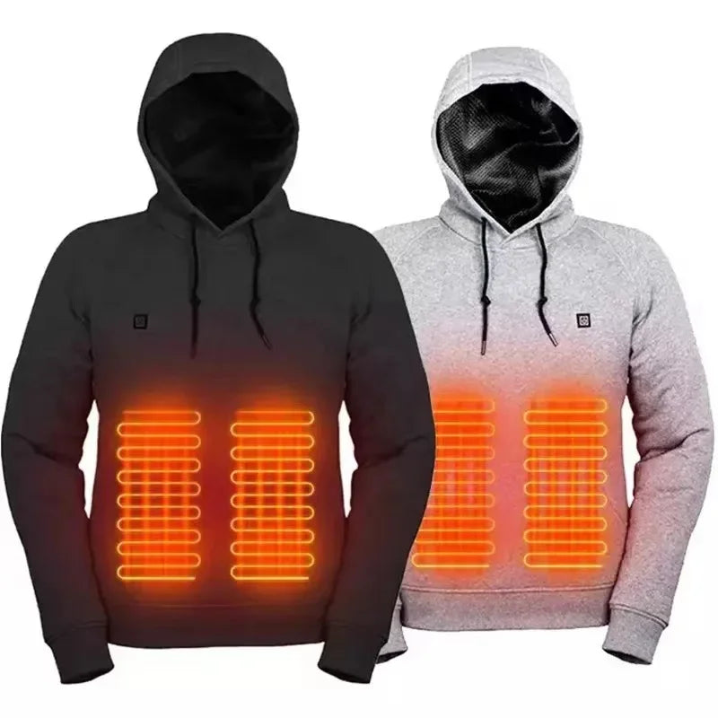 Hooded USB Heated Thermal Wear