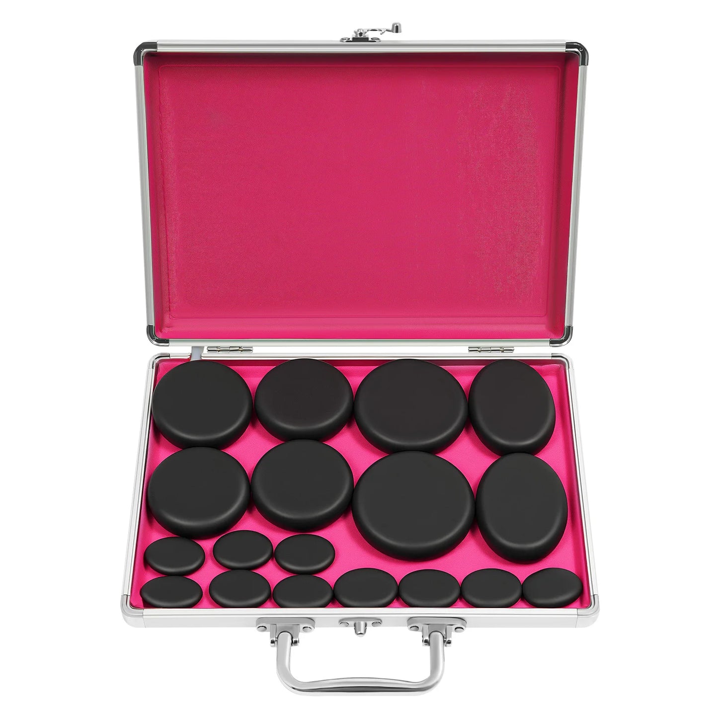 Professional Hot Stone Massage Kit 20pcs Natural Volcanic Basalt Stones