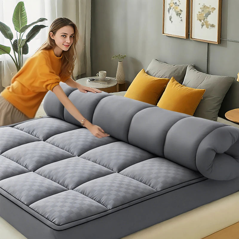 Extra Thick Mattress Topper Cooling Breathable Machine Washable