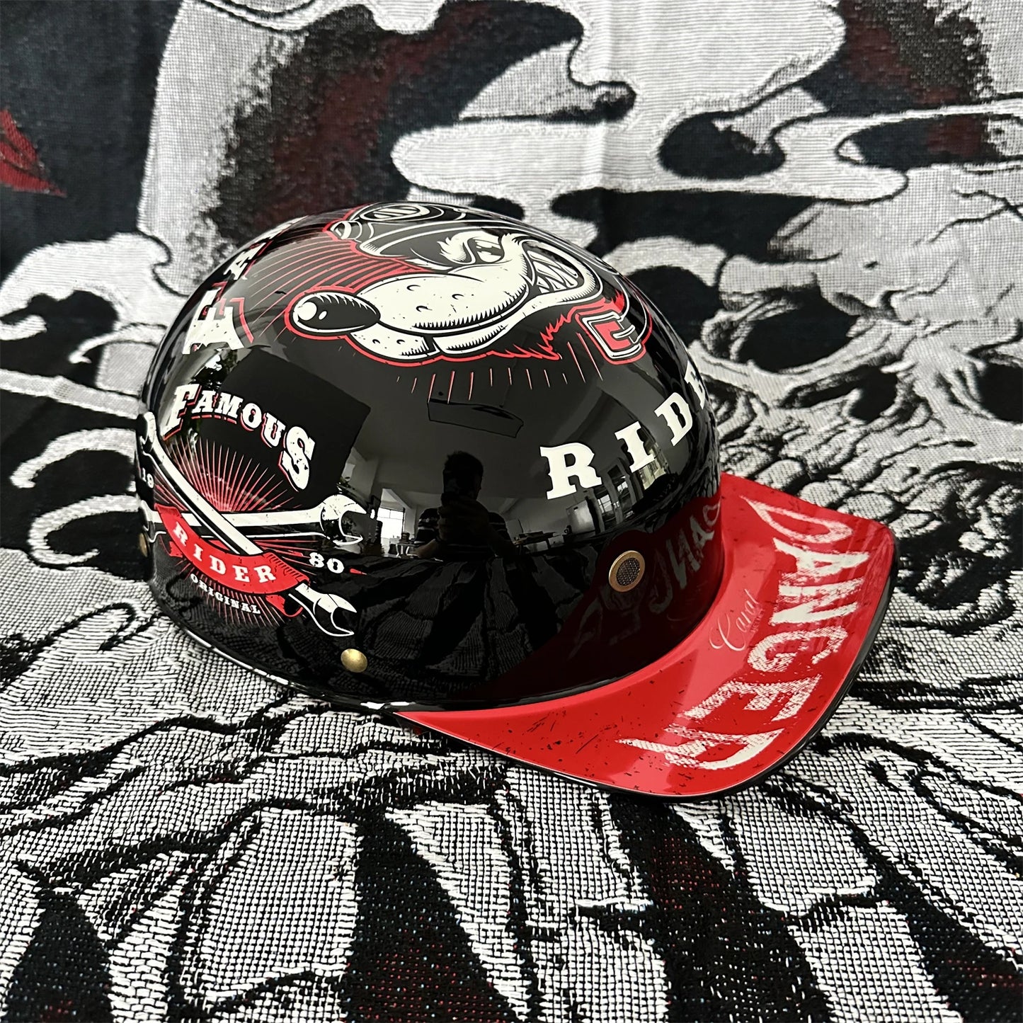 Motorcycle Retro Half Helmet Four Seasons Universal