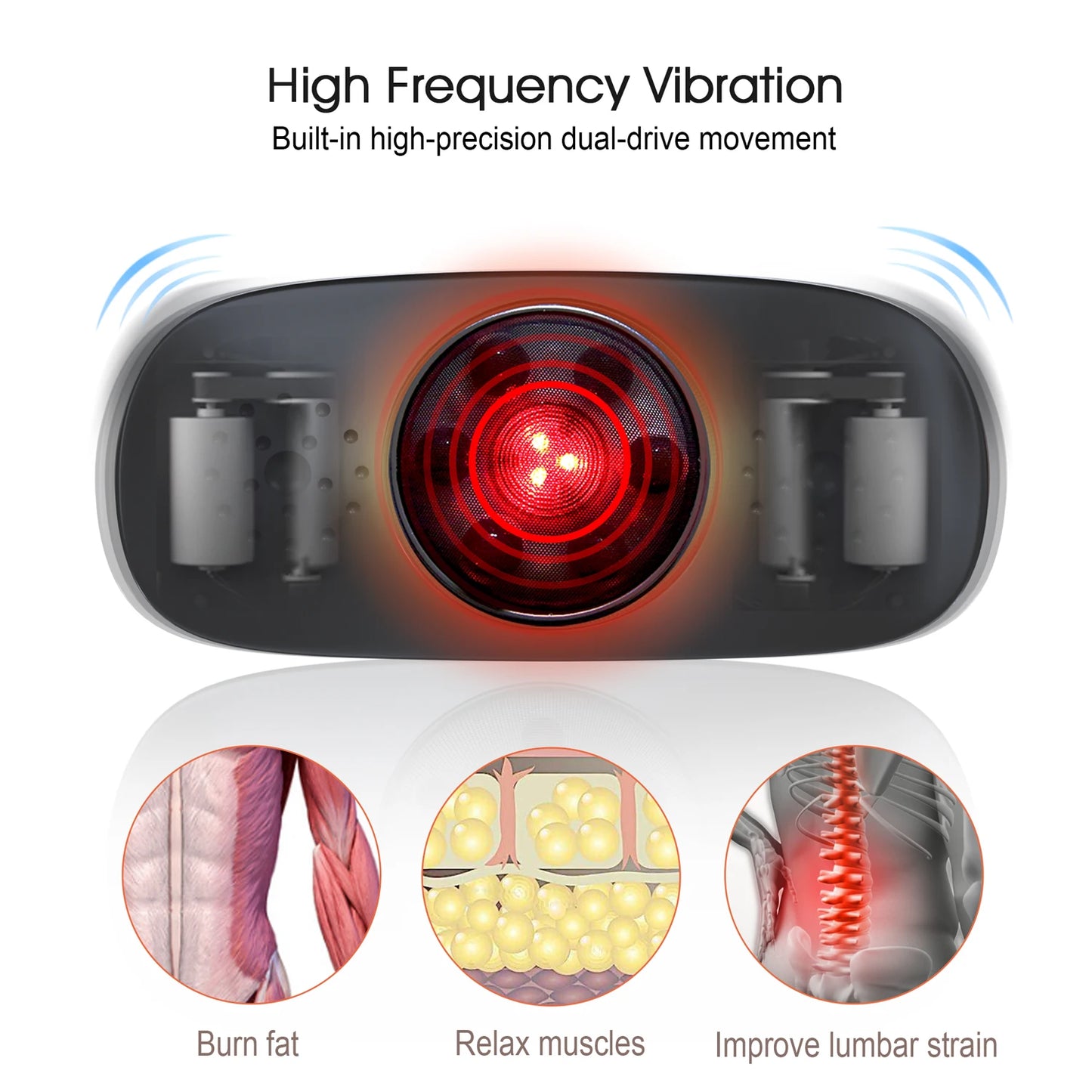 Adjustable Vibration 4Mode Belly Fat Burner