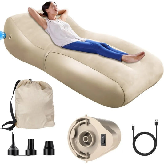 Luxury Inflatable Lounger Ultra-Wide