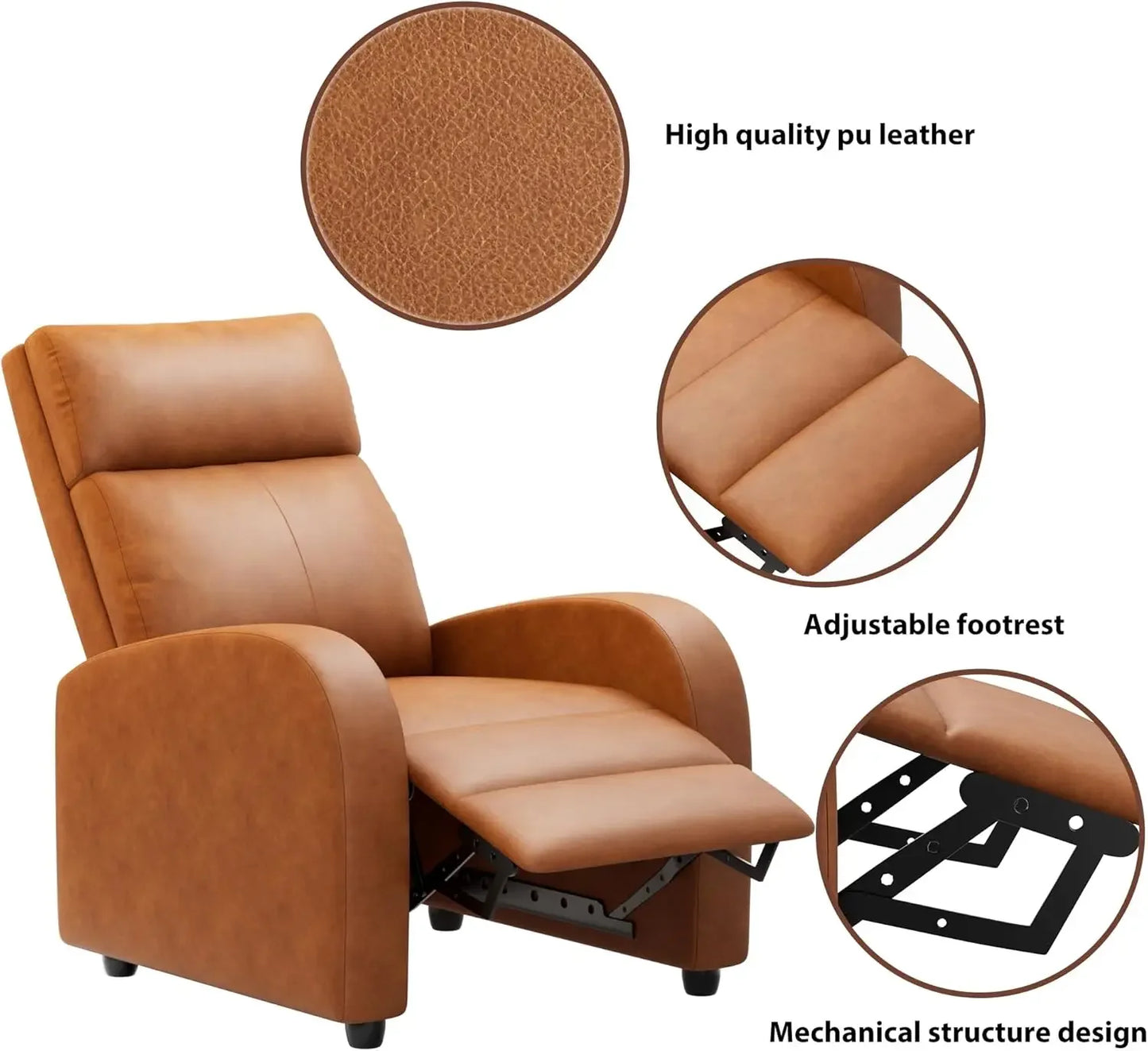 Adjustable Home Theater Single Recliner