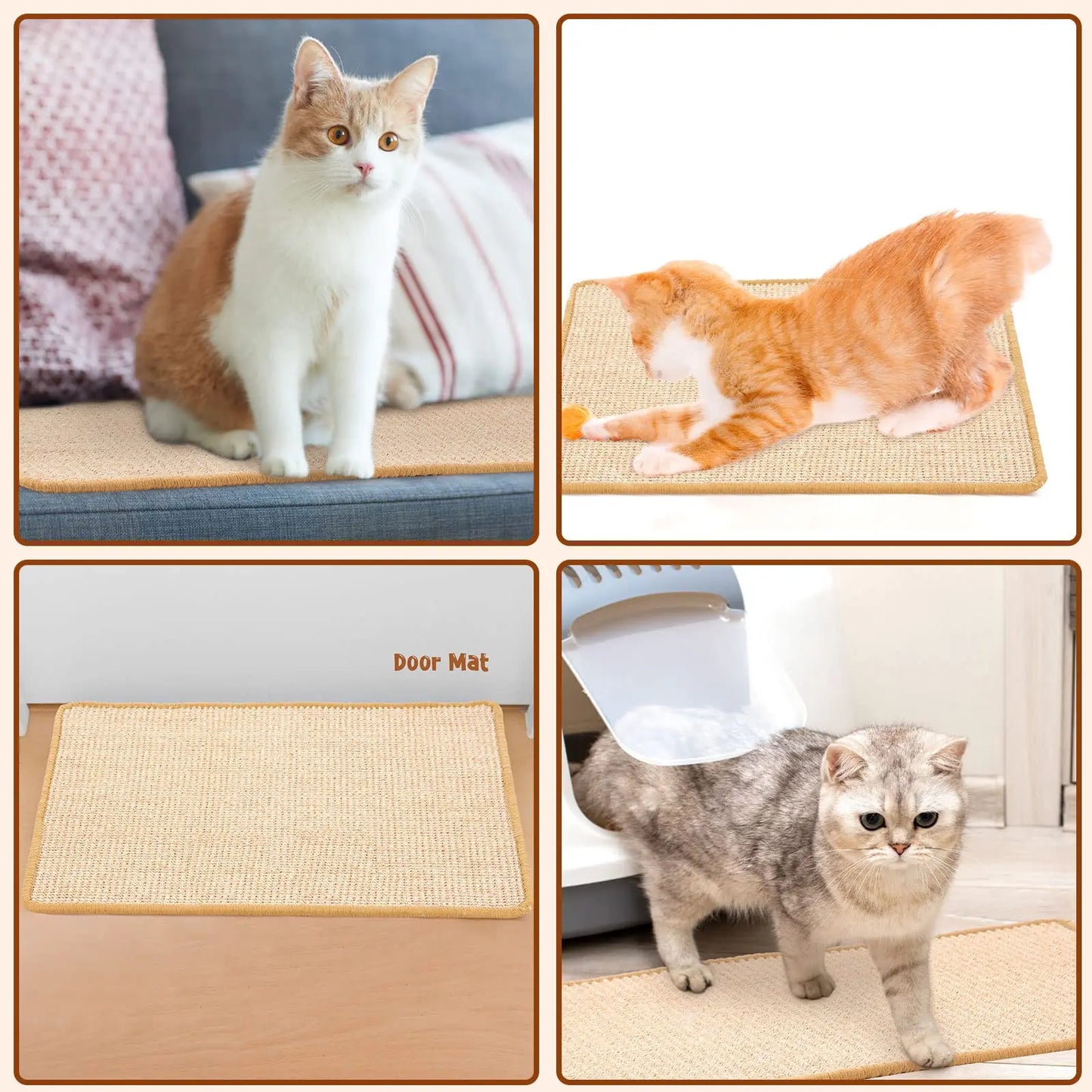 Cat Scratcher Protective Sisal Mat