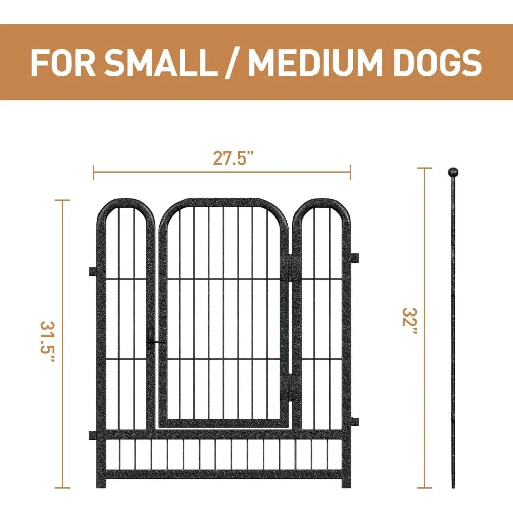 Metal Dog Playpen, 32" Inch Height 32Panels
