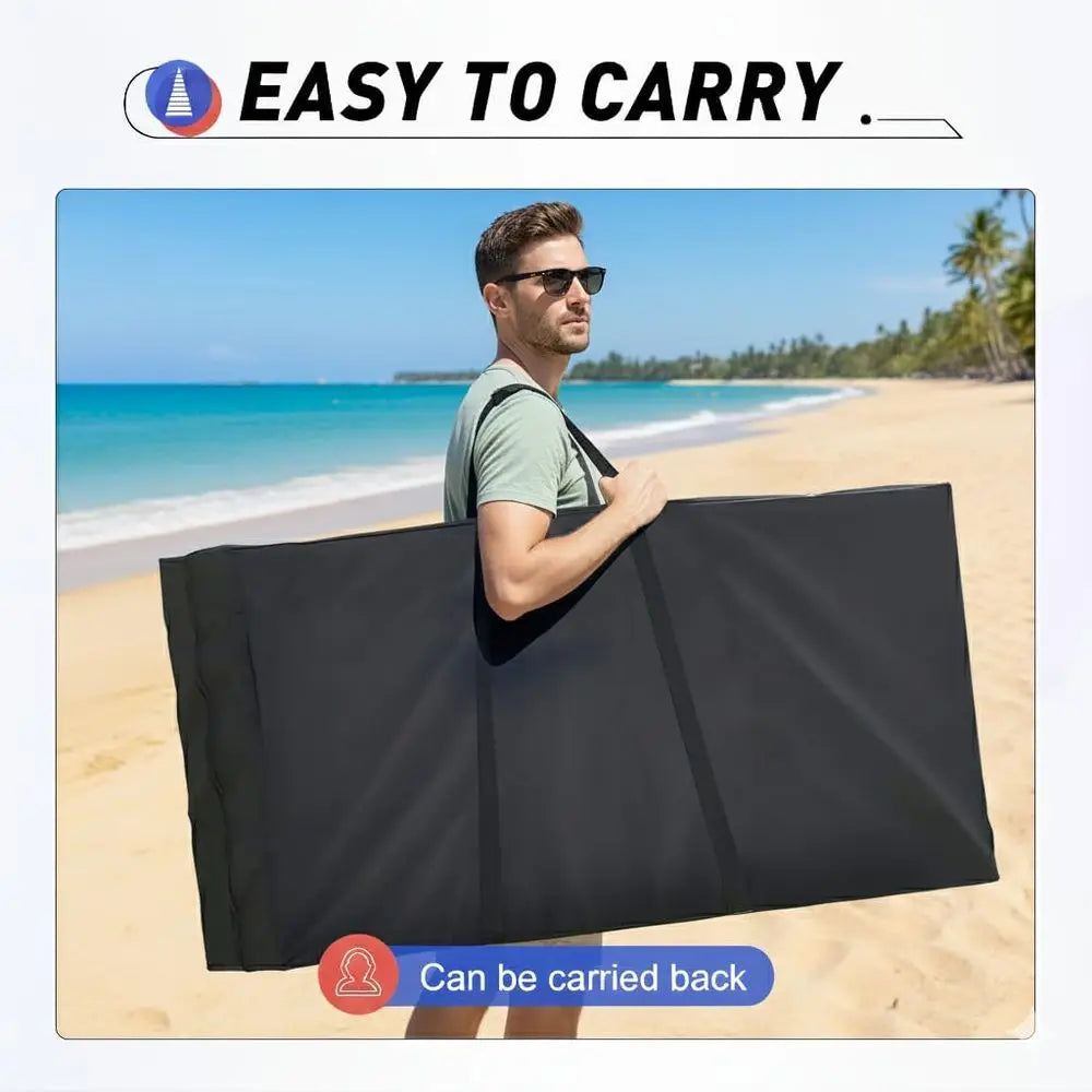 4x2 Ft Cornhole Boards with 8 All-Weather Bean Bags and Carrying Case