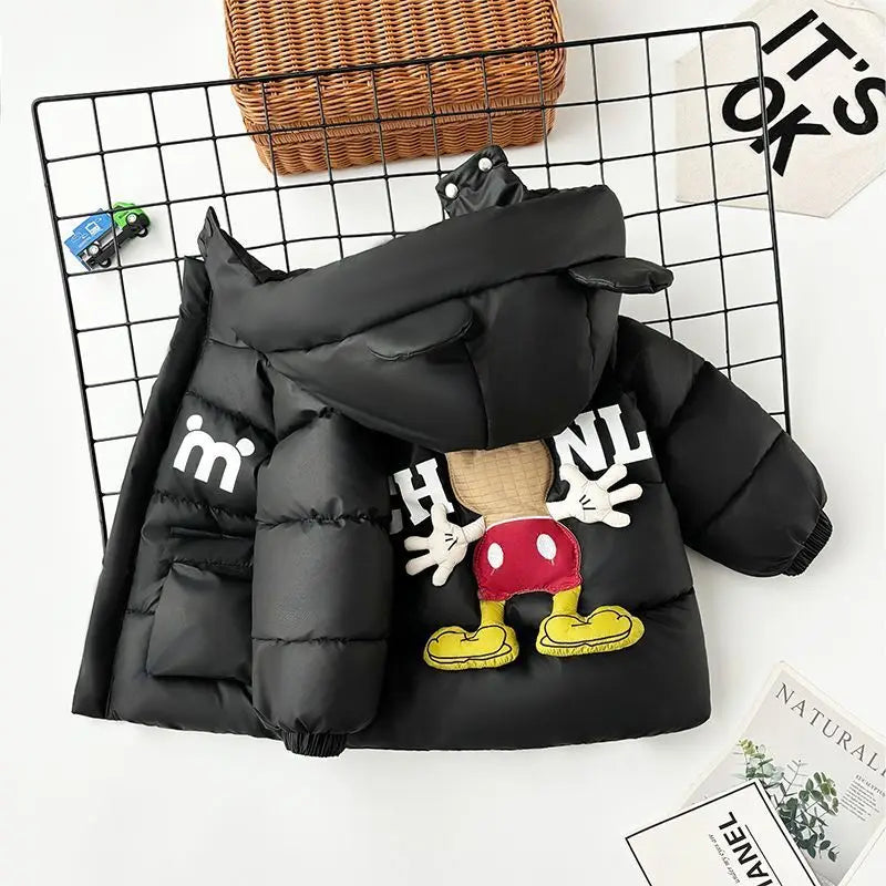 Mickey Mouse Hooded Down Jacket