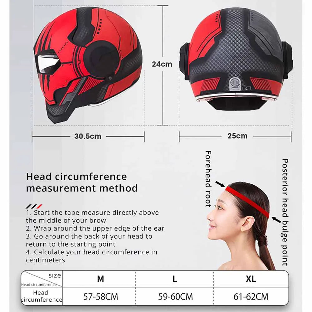 M-XL Biker Helmet Matte Scratch Full Face Wear-Resistant Breathable