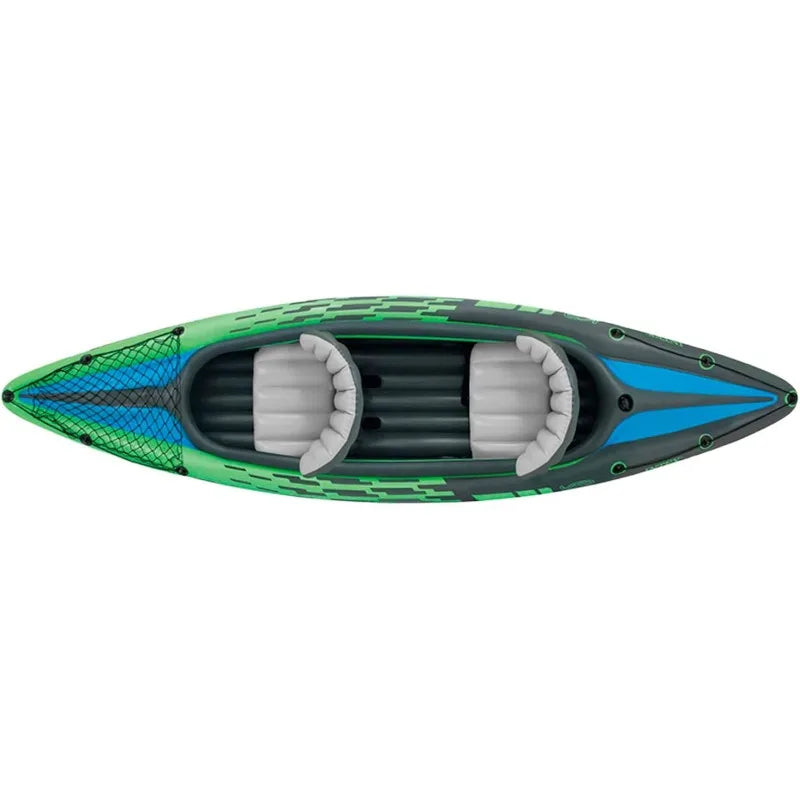 Inflatable Kayak Includes Deluxe 86in Kayak Paddles and High-Output Pump