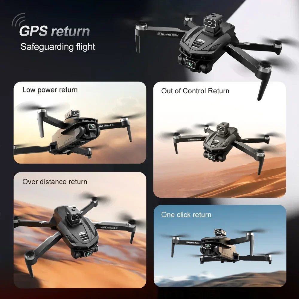 8K 5G GPS HD Aerial Photography Dual-Camera Omnidirectional Obstacle Avoidance Drone