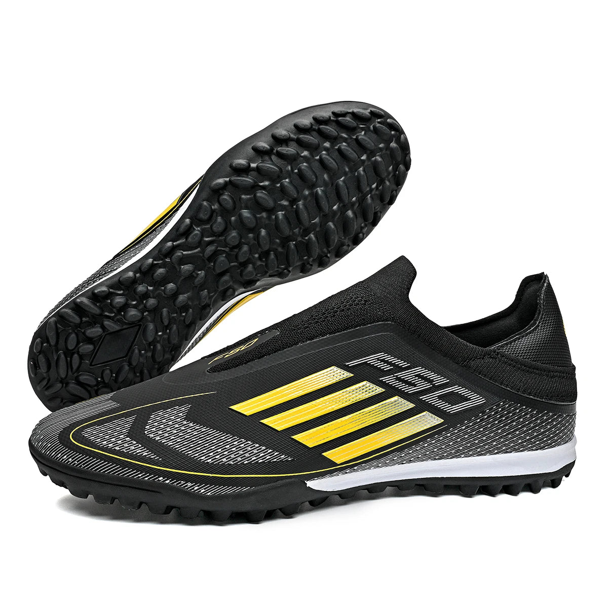 Men Soccer Shoes Breathable Long Spikes Cleats