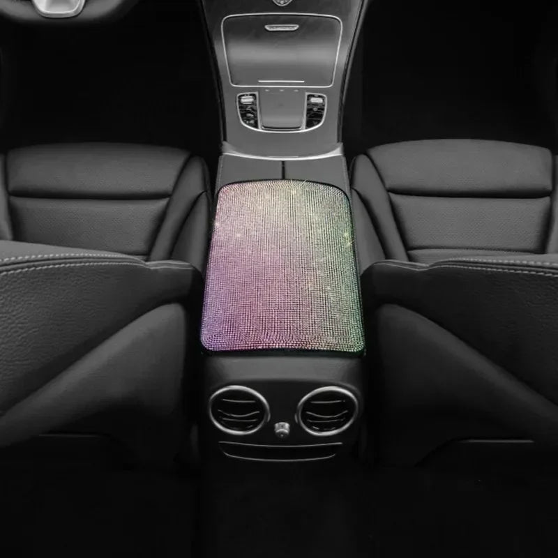 Diamond-Accented Car Interior Armrest Pad