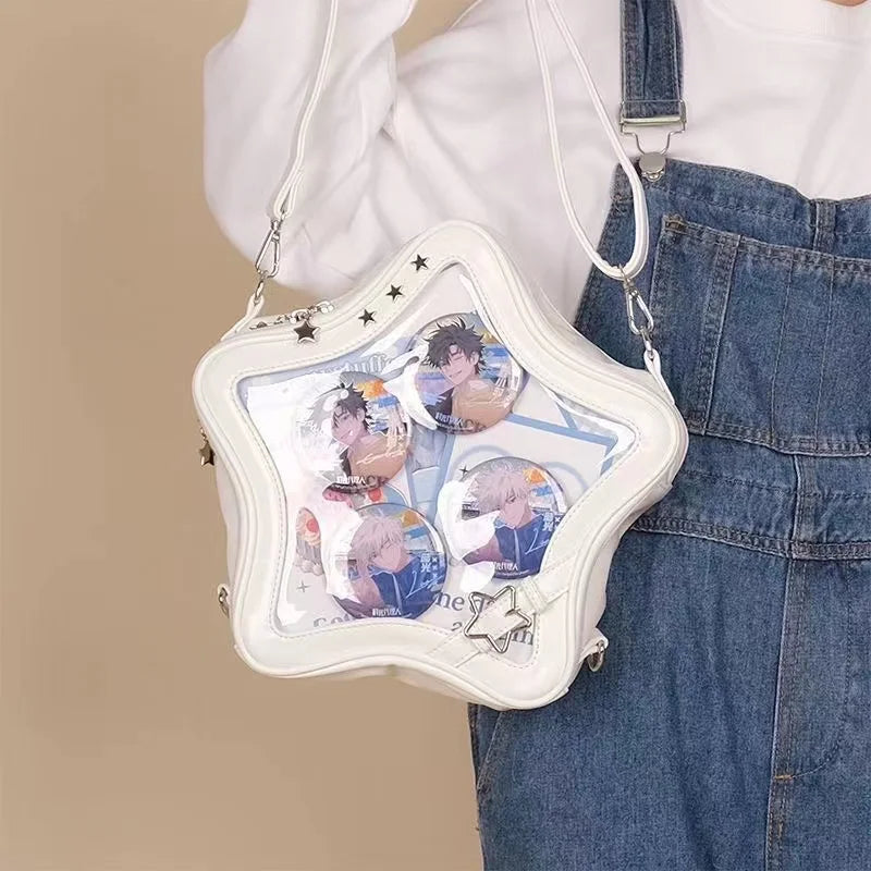 New Transparent School Bag for Women Sweet