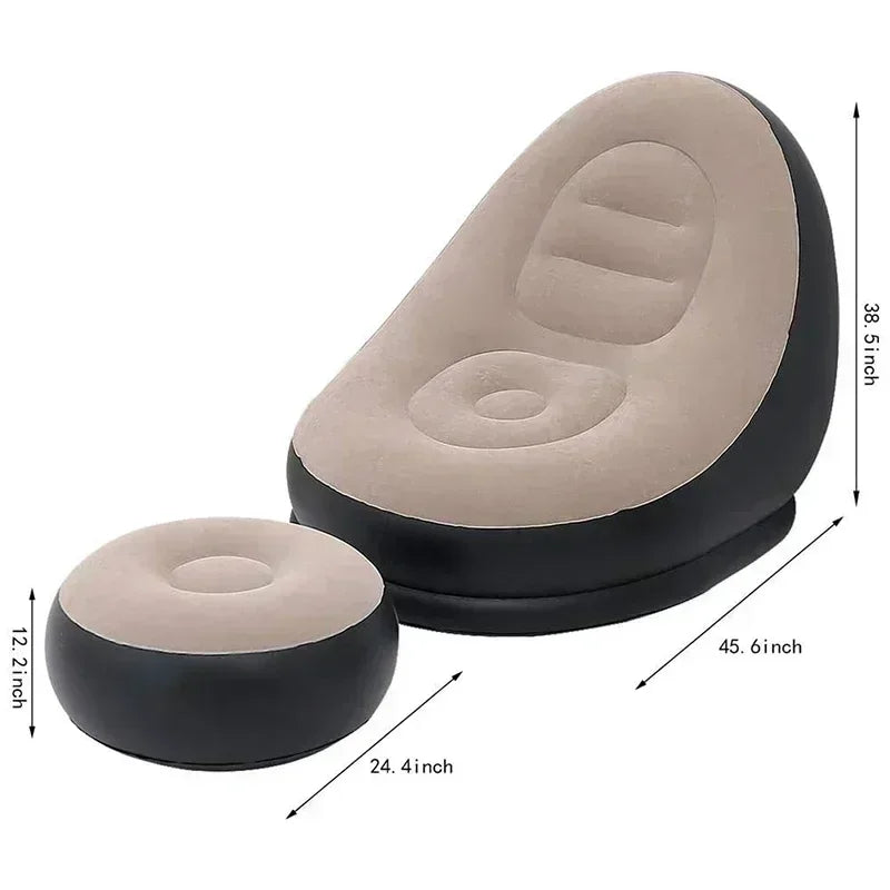 Inflatable Tatami Footstool Bedroom Chair