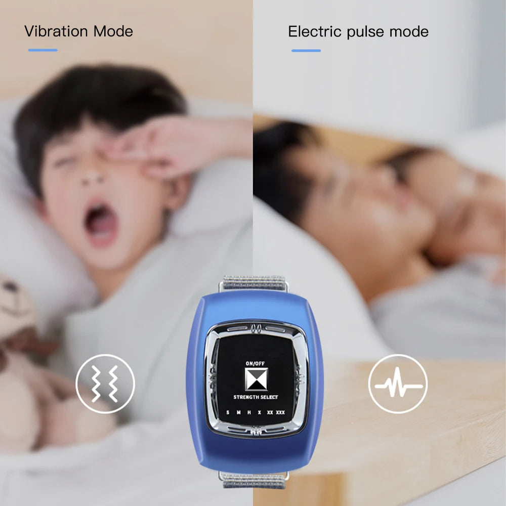 Electric Anti Snore Device Wrist Watch