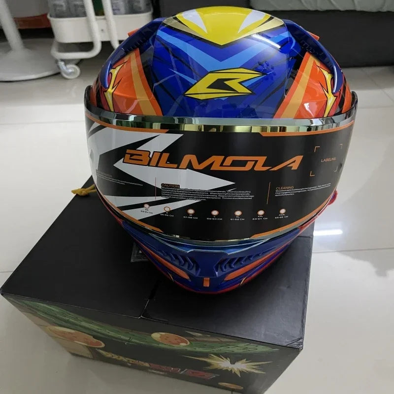 Original Dragon Ball Motorcycle Full Face Racing Helmets