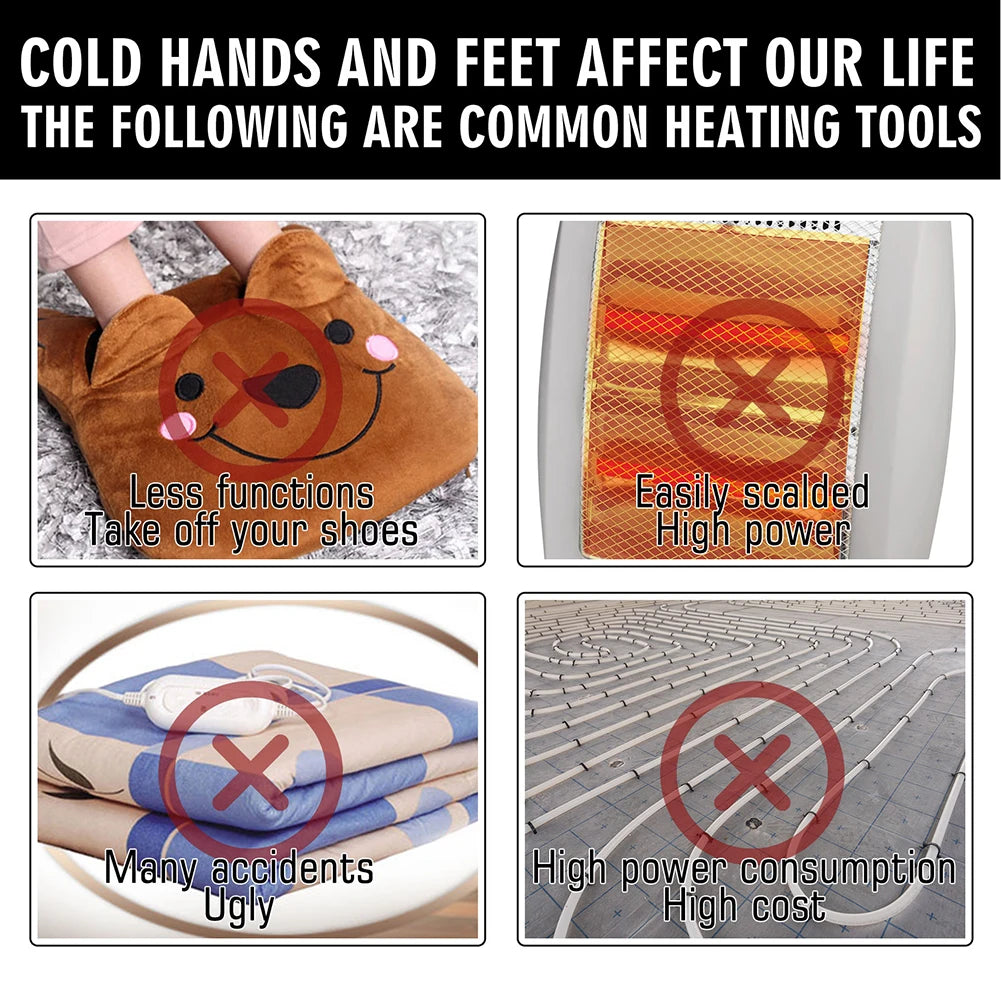 Warm Self Heated Massage Socks Therapy Non-Slip