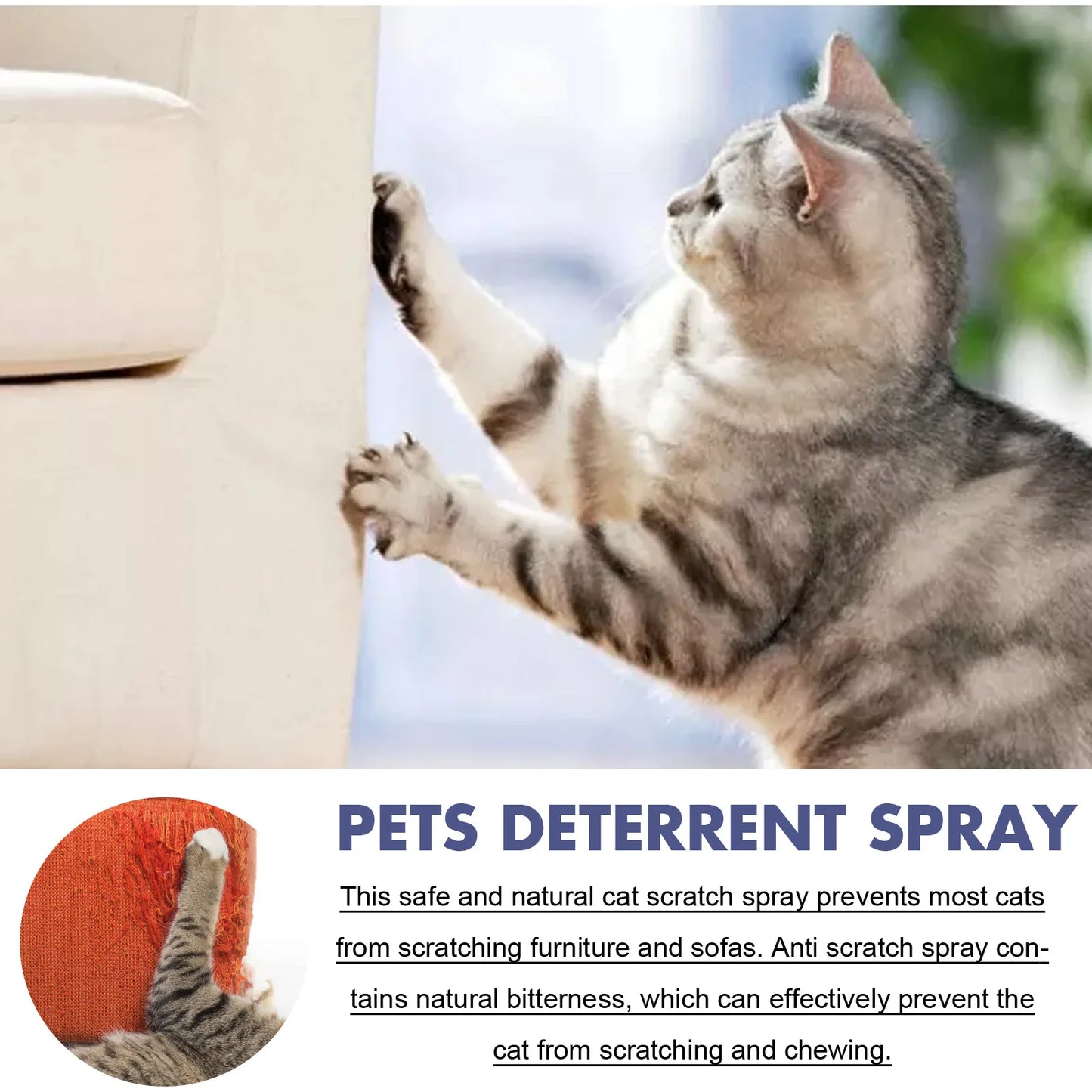 Cat Scratch Deterrent Spray Natural