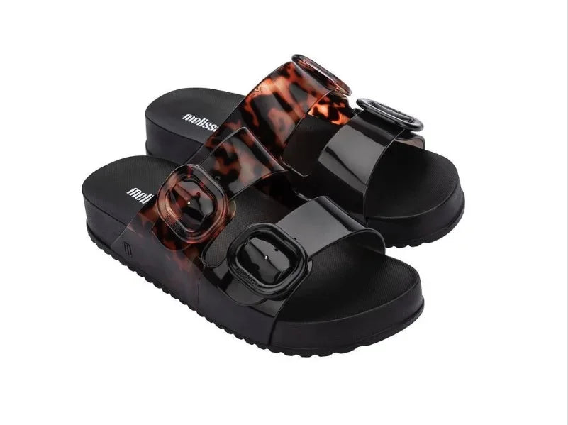 Wide Face Cool Open Toe Jelly Shoes