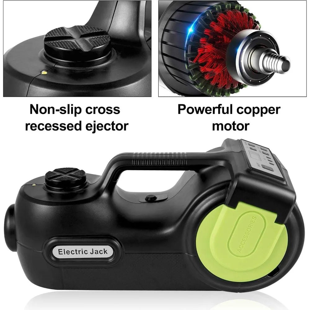 Electric 5 Ton Car Jack Hydraulic with Electric Impact Wrench