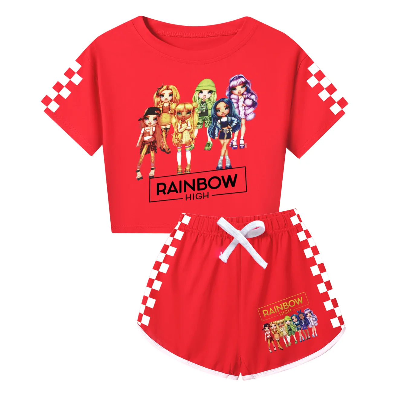 Rainbow High Clothing T shirt + Shorts 2-Piece Set