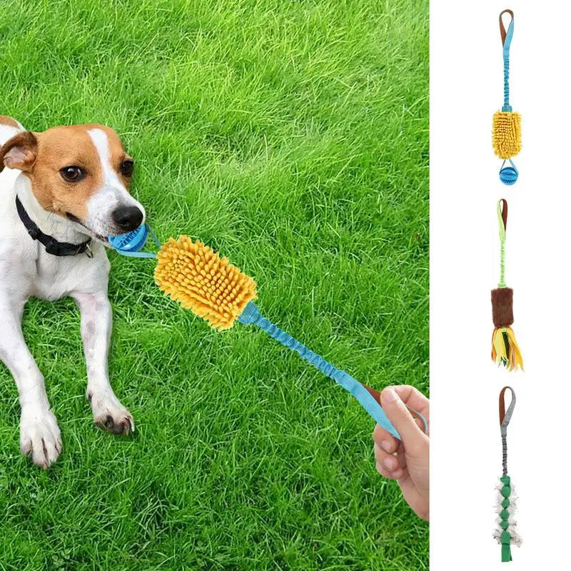 Fun Squeaky Dog Chew Toy Puppy Rope