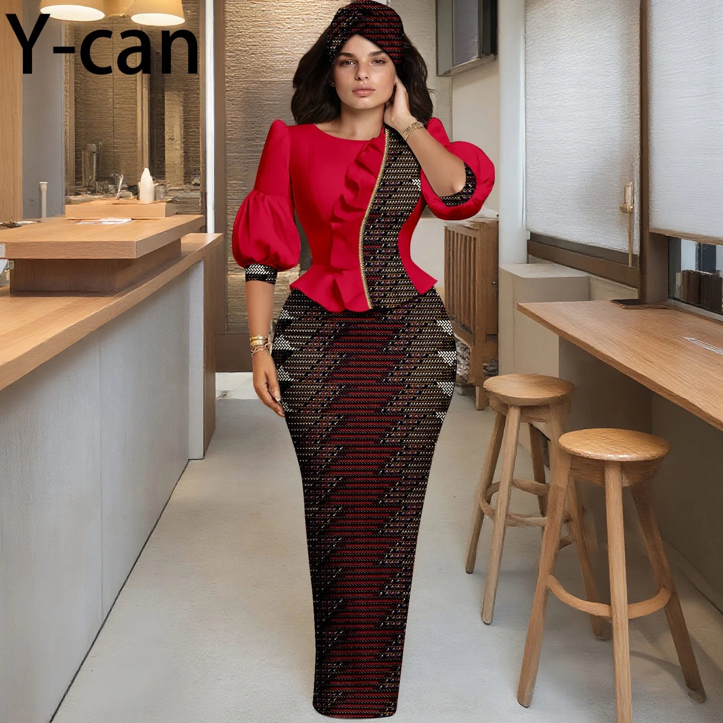 African Women Skirt Set