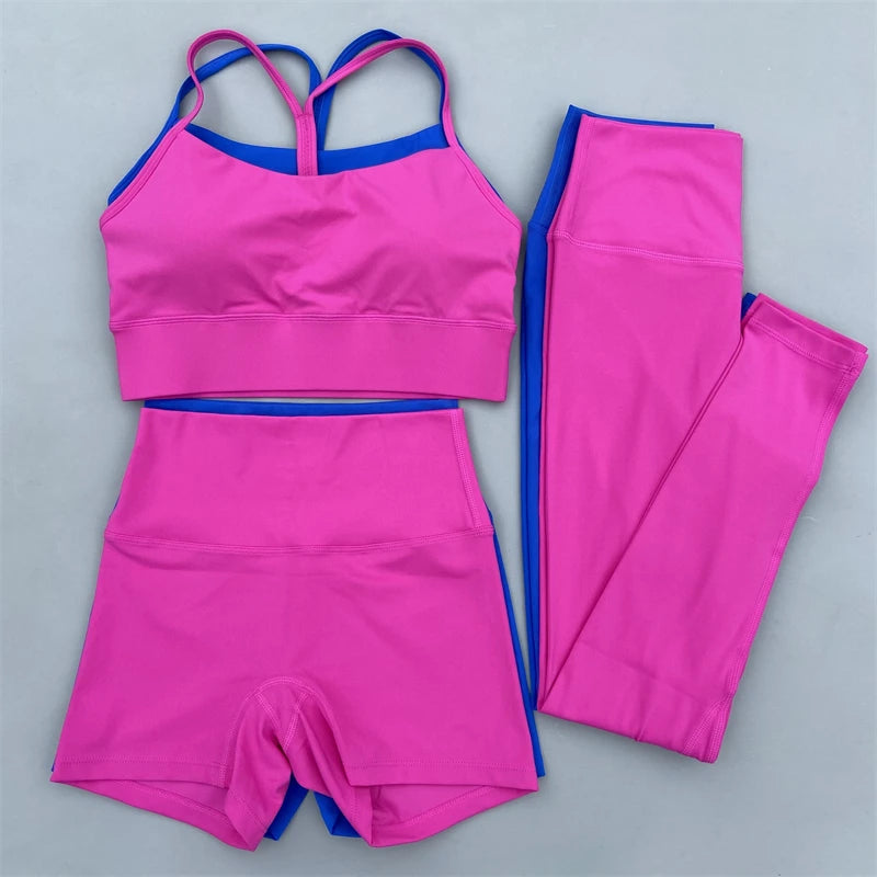 3 Piece Women Gym Sports Set