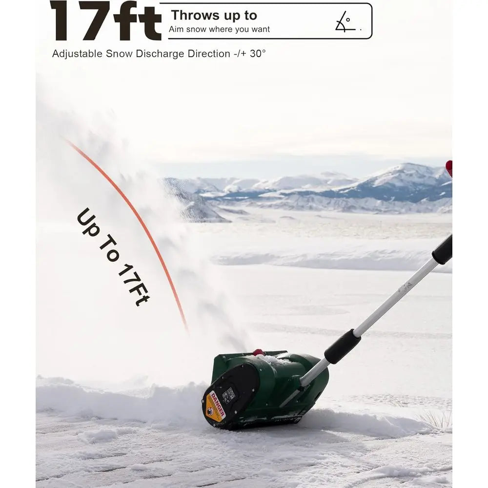 Brushless 12” Cordless Snow Blower Electric