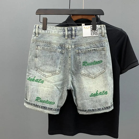 Denim Shorts Slim Vintage Original Blue