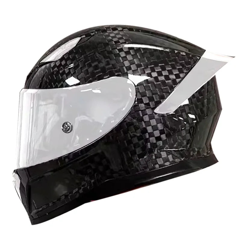 Full Face Helmet Carbon Fiber 3K Wear-Resistant